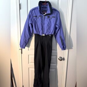 Nils Vintage Snowsuit SZ 10 90s Purple/ Black Ski Suit Made in USA EUC